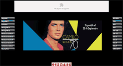 Desktop Screenshot of camilo-sesto.com